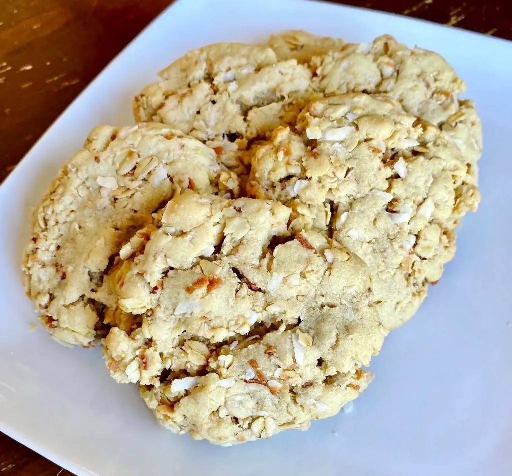 toasted coconut oatmeal cookies