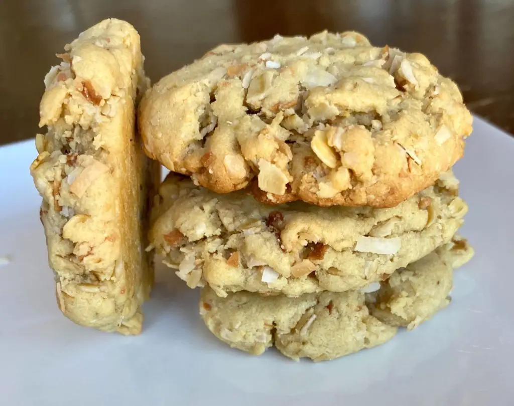 Toasted Coconut Oatmeal Cookies