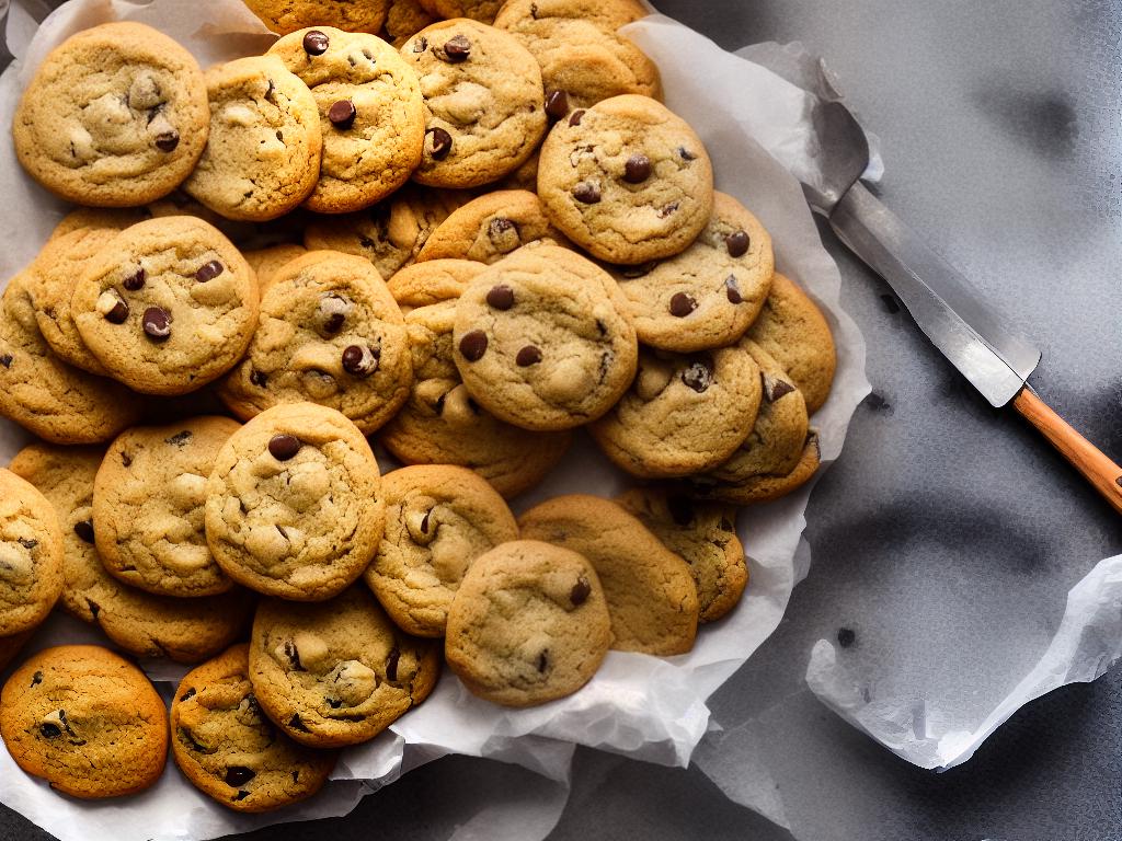 A picture of different cookies in a container to represent the importance of storing cookies correctly.